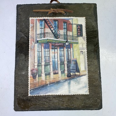 Vintage Acme Oyster House New Orleans Print by Jamie Hebert 7 x9