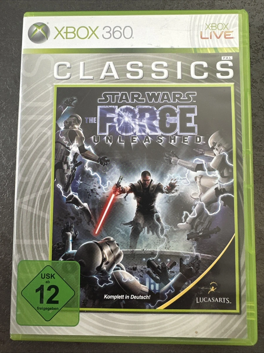 Microsoft Xbox 360 Classics - STARWARS - THE FORCE - Unleased - Como nuevo