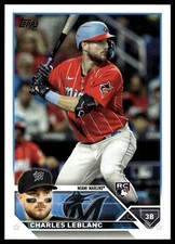 2023 Topps #446 Charles Leblanc RC