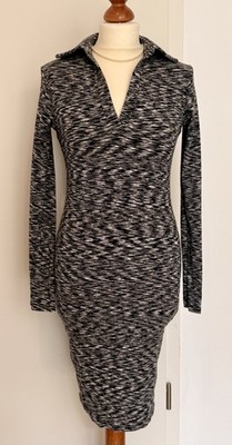   Gina Tricot Etui-Kleid Blusenkleid eng & sexy Midi Gr. 36 wNEU  