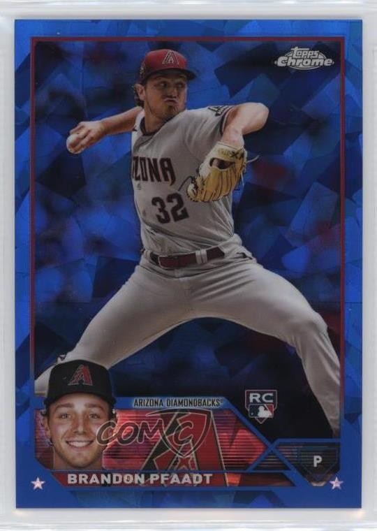 2023 Topps Chrome Update Sapphire Edition Brandon Pfaadt #USCS6 0l1