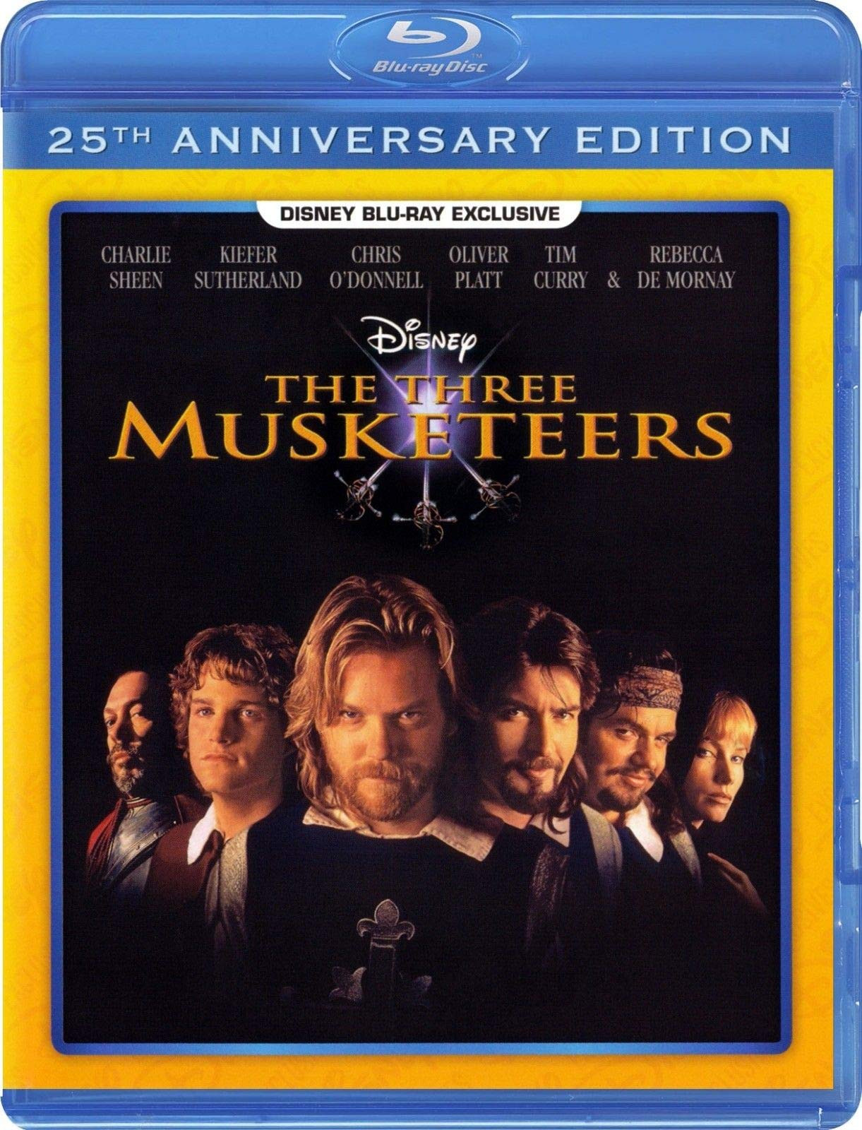 The Three Musketeers (Blu-ray) Charlie Sheen Kiefer Sutherland Tim Curry