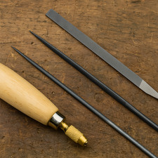 Needle Files Precision Files Wood Handle Craft Metal Work Jewellery Tools 16cm