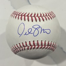 Derek Shelton signed ROMLB Rawlings Baseball Autograph COA Pirates Twins Manager