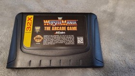 WWF WrestleMania The Arcade Game Sega 32x, Authentic with Case, No Manual