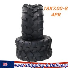 2 Set 18x7-8 Atv Utv Tires 4pr All Terrain 18x7x8 Tubeless Off-road Mud Tires 2 Set 18x7-8 Atv Utv Tires 4pr All Terrain 18x7x8 Tubeless Off-road Mud Tires