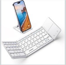 Samsers Foldable Bluetooth Keyboard with Touchpad - Portable Wireless Keyboard