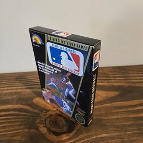 Caja de b&eacute;isbol original 1987 Nintendo NES Major League. Sin juego - Solo caja