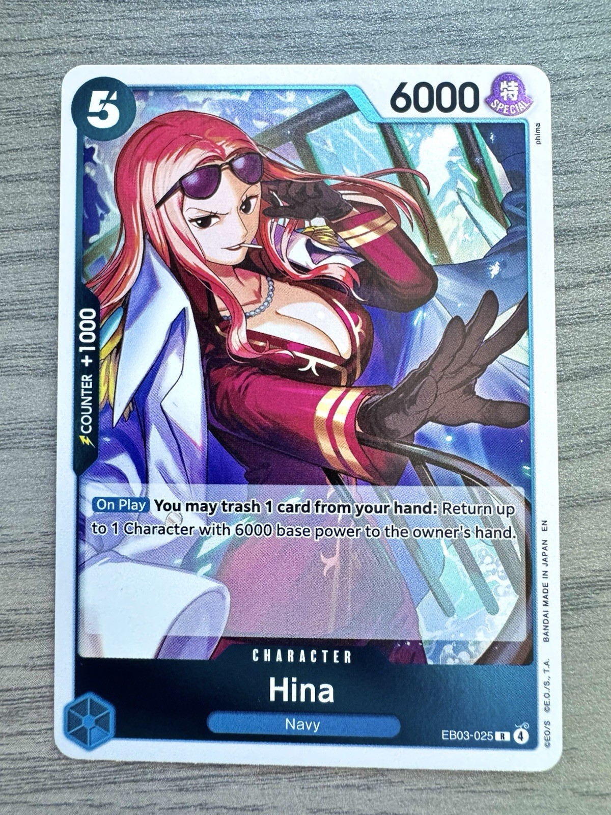 Hina EB03-025 Extra Booster: One Piece Heroines Edition Foil