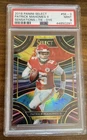 Panini Select 2018 Sensations Patrick Mahomes II Tie-Dye Prizm SE-3 /25 PSA 9