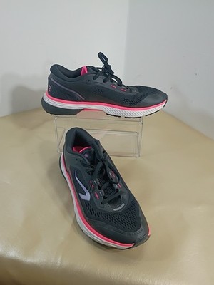 Decathlon Shoes Womens SZ 9.5 Black Pink Kiprun KS 500 Long Running Sneakers