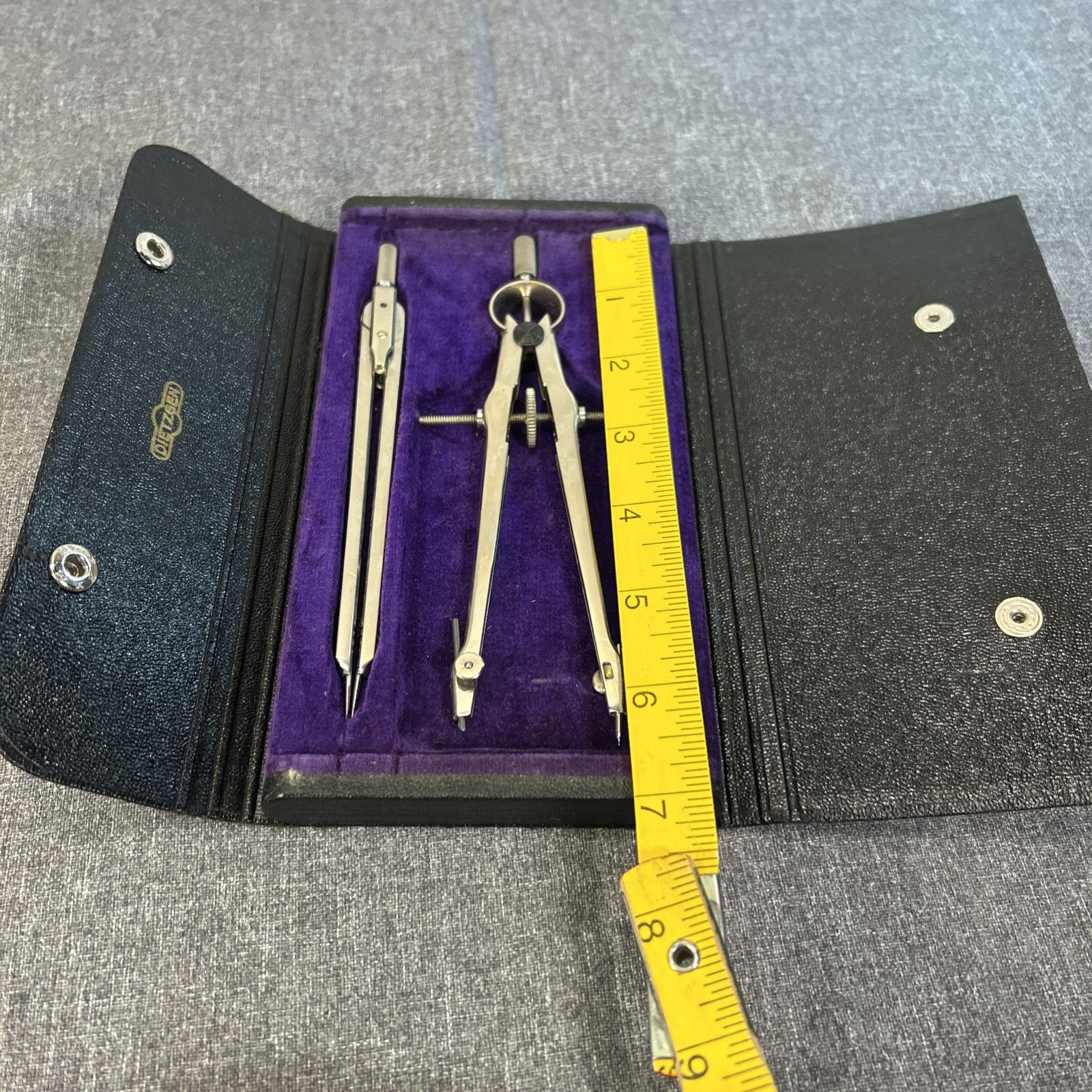 Dietzgen Architect#1285-2 Engineering Drafting Tool Set in Case Germany U.S Zone