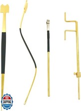 TUOREN 4Pcs Cello Sound Post Tool Set Include Straight S Style Post Setter, S