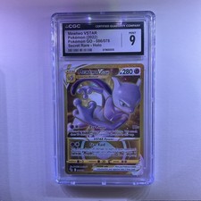 Mewtwo VSTAR Pokemon Go 086/078 CGC 9