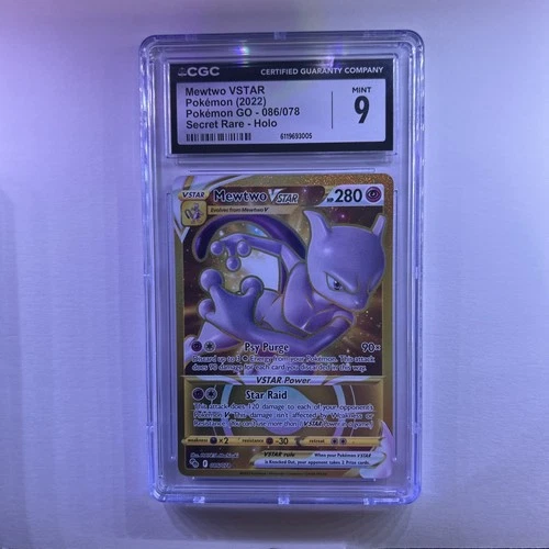 Mewtwo VSTAR Pokemon Go 086/078 CGC 9