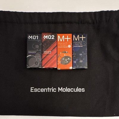Escentric Molecules Sample Sprays - Molecule 1, 2, Mandarin And Black Tea