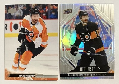 Lot of 2 Different Philadelphia Flyers Sean Couturier Hockey Cards