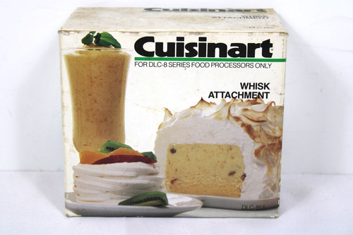 Vintage Cuisinart DLC 8 Series Food Processor Whisk Attachment Box DLC-855