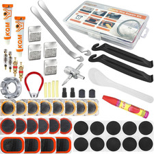 Image of Bike Tire Puncture Repair Kit,57Pcs Bike Tyre Patch Repair Kit,Bicycle Tyre Repa