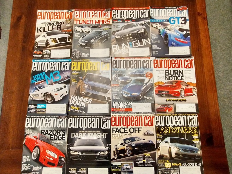 European Car magazine lot of 12 Full year 2009