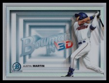 2022 Bowman Baseball #B3D-17 Austin Martin Bowman in 3D Minnesota Twins