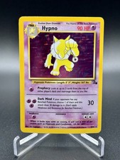 Pokémon TCG Hypno 8/62 WOTC Fossil Holo Rare Unlimited MP/LP Vintage
