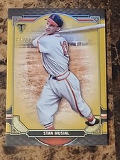 2022 Topps Triple Threads Stan Musial #52 Gold 85/99 St. Louis Cardinals Legend