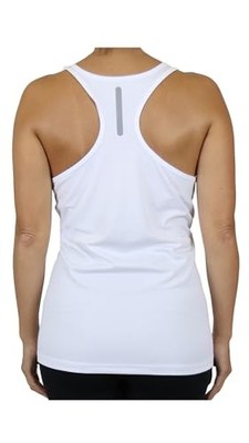 Galaxy by Harvic Womens Moisture Wicking Racerback Tagless Polyester Tops White