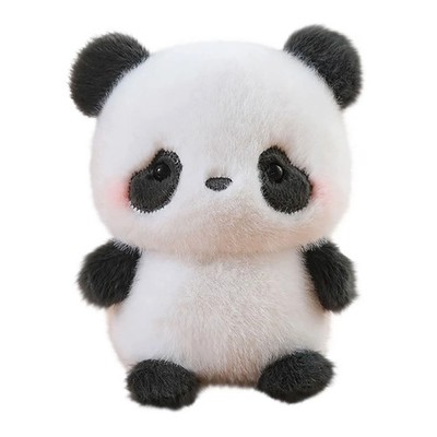Soft Fluffy panda Plushie Toys, Funny Stuffed Animal Figure Throw Pillows