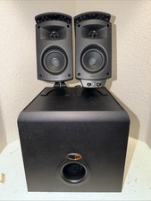 Immaculate Klipsch ProMedia 2.1 THX  Certified Computer Speaker System. Video 