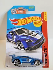 Hot Wheels 2015 HW Race Aston Martin Vantage GT3 Blue
