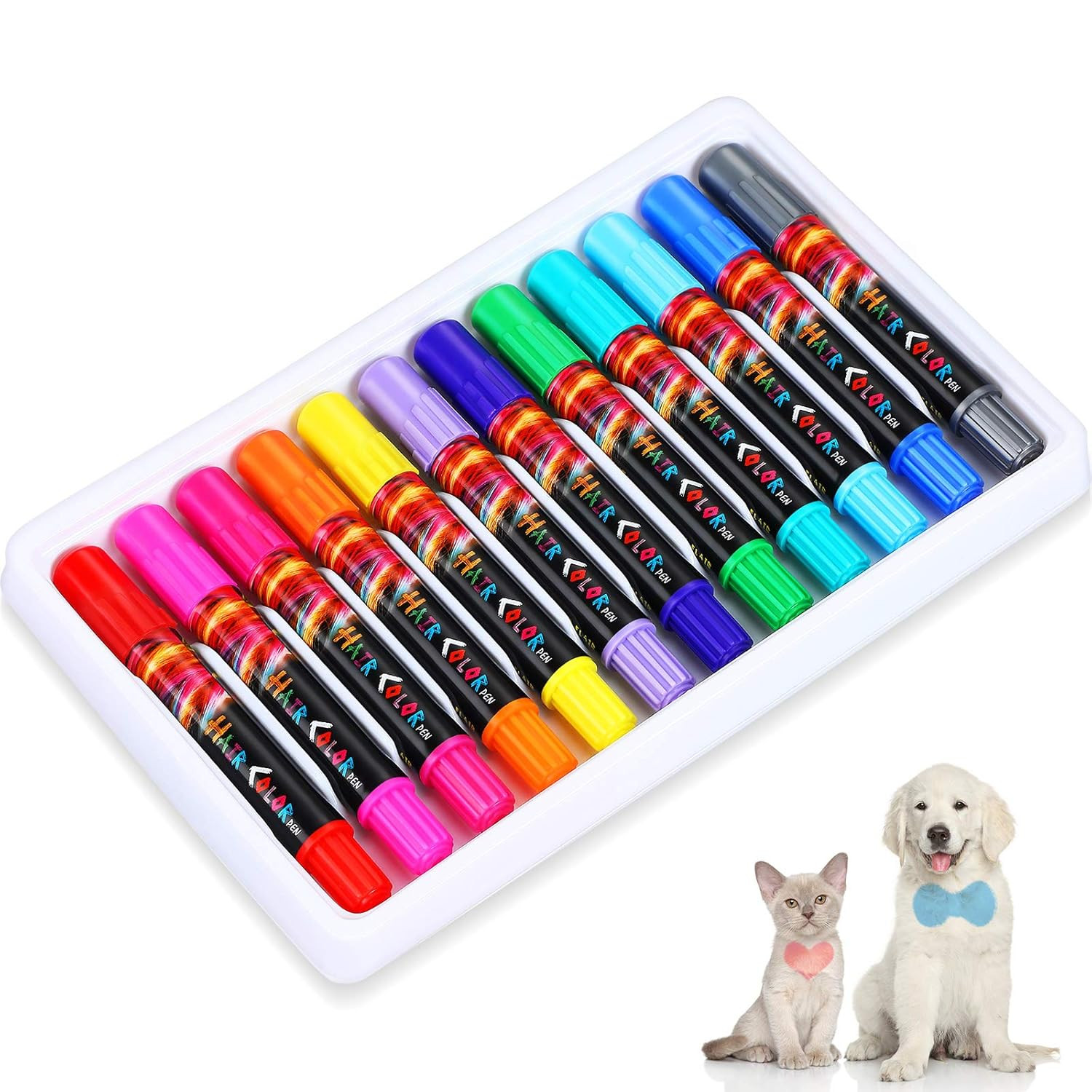 S For Dog Cat Temporary Washable Pet Fur Coloring Bright Co