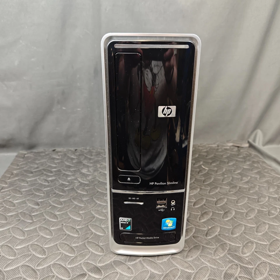 HP Pavilion S5000 Desktop Win 7 1TB HDD AMD Athlon II X2 3GB RAM GeForce 6150SE - Image 2 of 4