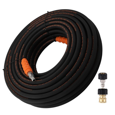#ad 125FT Power Pressure Washer Hose 3 8quot; 4800PSI for Honda Simpson Steel Wire Braid $161.25