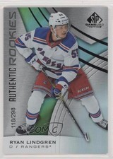 2019 Upper Deck SP Game Used Authentic Rookies Rainbow 118/298 Ryan Lindgren 2a9