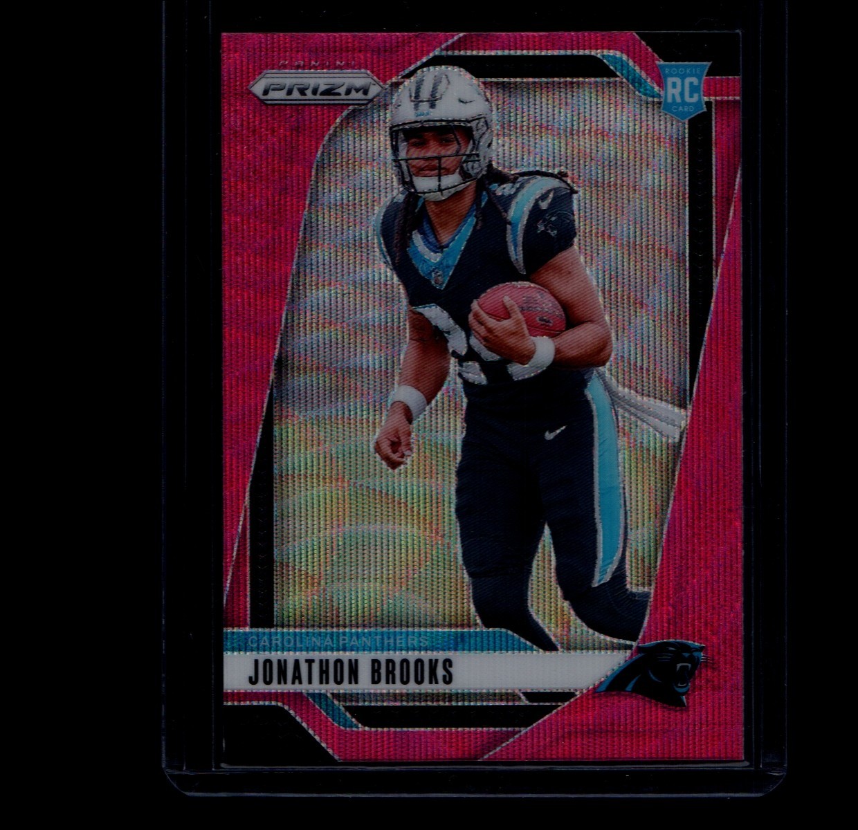 2024 Panini Prizm - Rookies Jonathon Brooks #357 Pink Wave Prizm (RC)