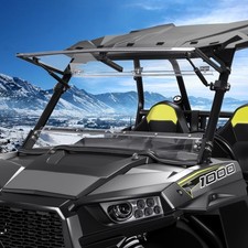 StarknightMT 14-18 RZR Flip Up Windshield Scratch Resistant Anti-UV Window Co...