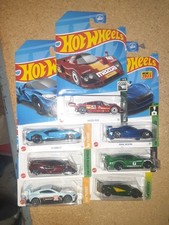 Hot Wheels 7 Count Super Car Lot Lotus Mazda 7878 Bentley Ford Gt Aaton Martin