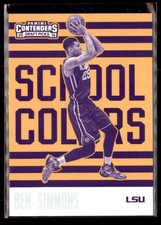 2016 Contenders Draft Picks School Colors Ben Simmons LSU #1