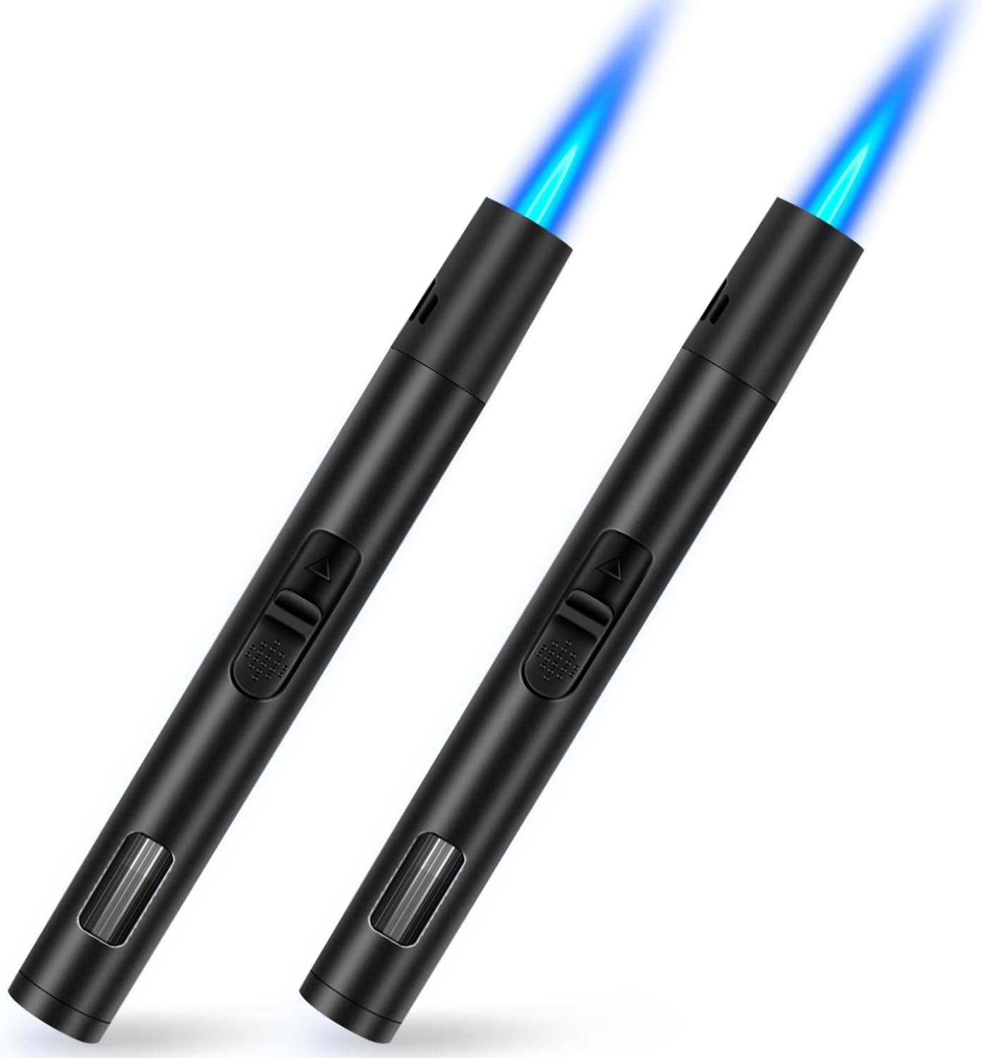 Torch Lighters 2 Pack Refillable Butane Lighter, Butane NOT Included, Windproof