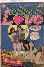 DC Comics Falling in Love Volume 1 Book #109 Low Mid Grade