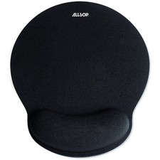 Allsop Memory Foam Mouse Pad, 0.25"H x 9.75"W x 11.5"D, Black