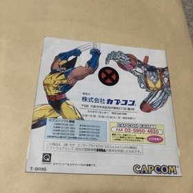 SS Sega Saturn X-MEN CHILDREN OF THE ATOM SEGA SATURN SS game