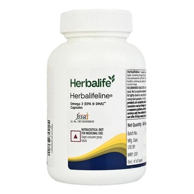 Herbalife Herbalifeline Omega-3 Fettsäuren Kapseln - 60 Weichkapseln, 90 g