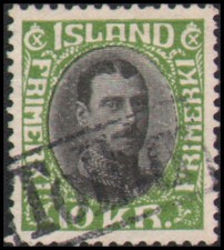 Iceland #187 Used VF revenue cancel