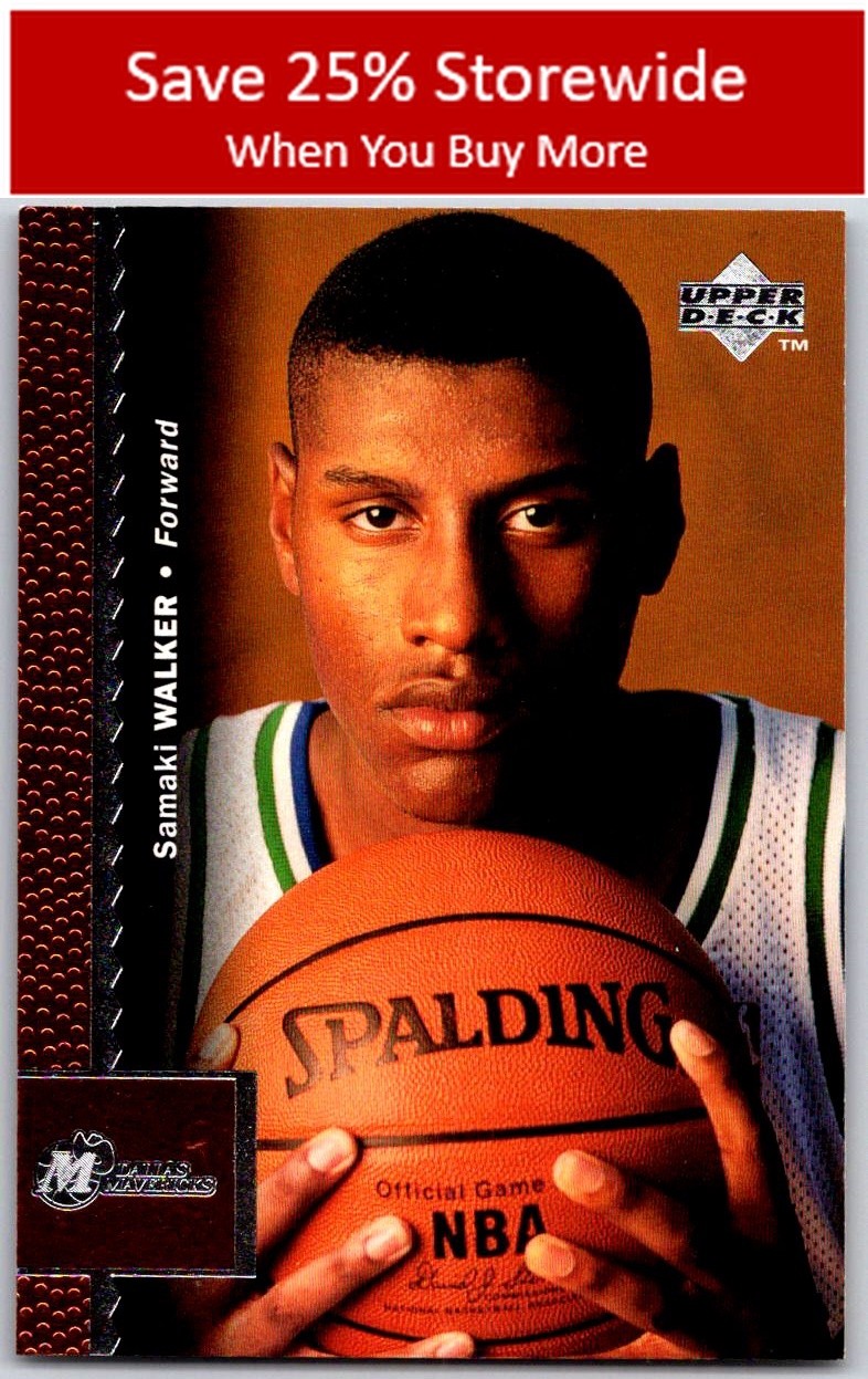 Samaki Walker RC 1996-97 Upper Deck #207 Dallas Mavericks