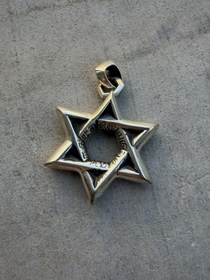 Chrome Hearts Star Of David Pendant Large New