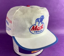 Vintage Louisville Brand MACK TRUCK Trucker Hat Snapback 1970’s