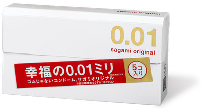 Sagami Original 001 Non-Latex 0.01mm Polyurethane Condoms 5pc/10pc Japan US