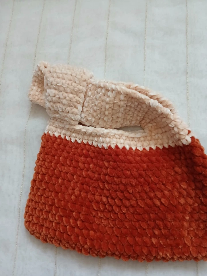 Handmade Crochet, Japanese Knot Tote  Bag , - Image 2 of 4